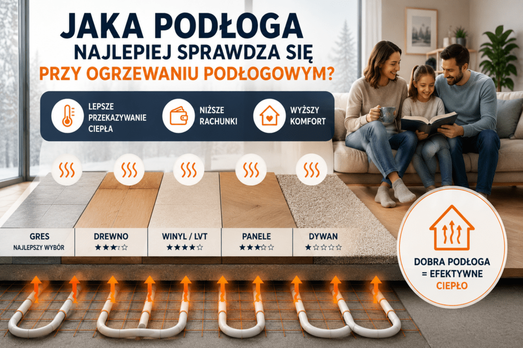 Jaka podłoga najlepiej sprawdza się przy ogrzewaniu podłogowym?