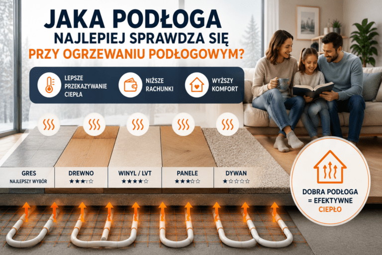 Jaka podłoga najlepiej sprawdza się przy ogrzewaniu podłogowym?