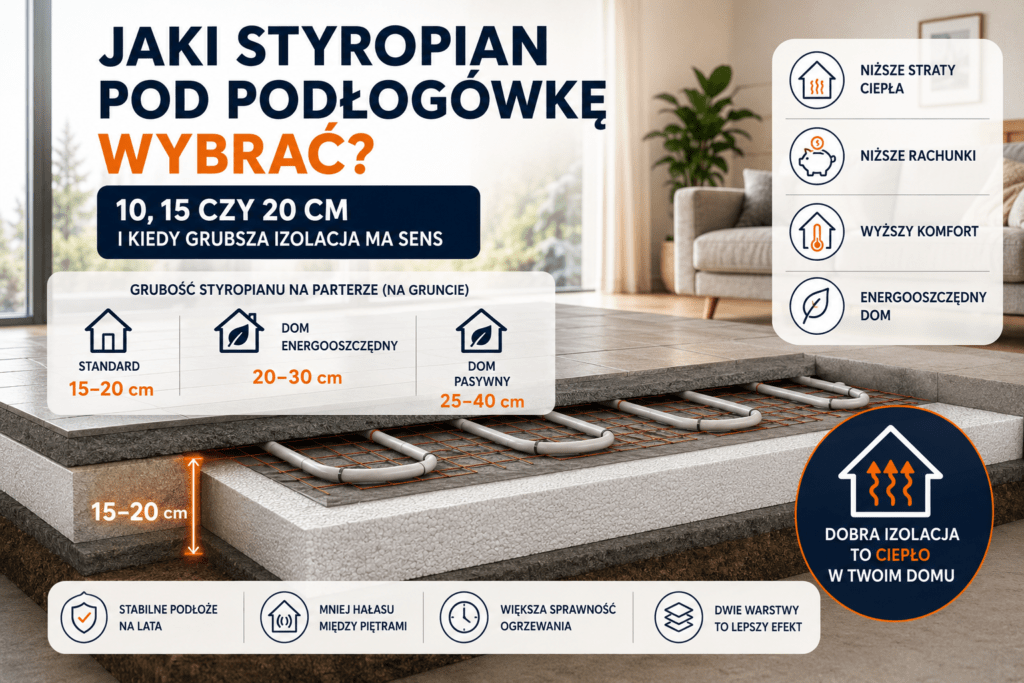 Jaki styropian pod podłogówkę wybrać?