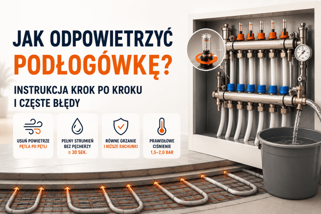 Jak odpowietrzyć podłogówkę?